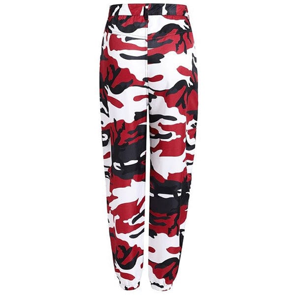 Pantalon Camouflage Rouge Femme - LE SOLDAT