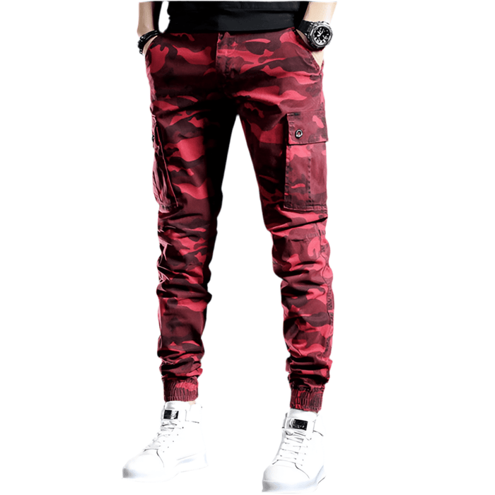 Pantalon Camouflage Rouge Homme - LE SOLDAT