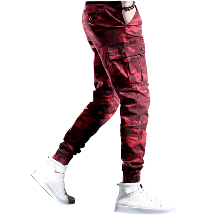 Pantalon Camouflage Rouge Homme - LE SOLDAT