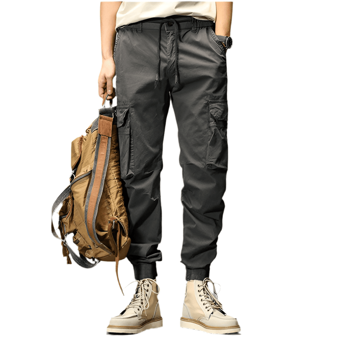 Pantalon Cargo Gris Anthracite - LE SOLDAT