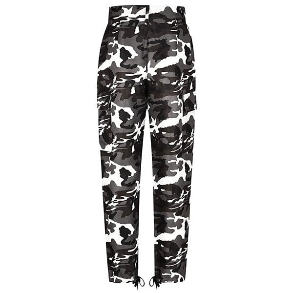 Pantalon Cargo Imprimé Camouflage Femme - LE SOLDAT