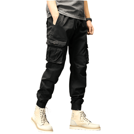 Pantalon Cargo Léger Noir - LE SOLDAT