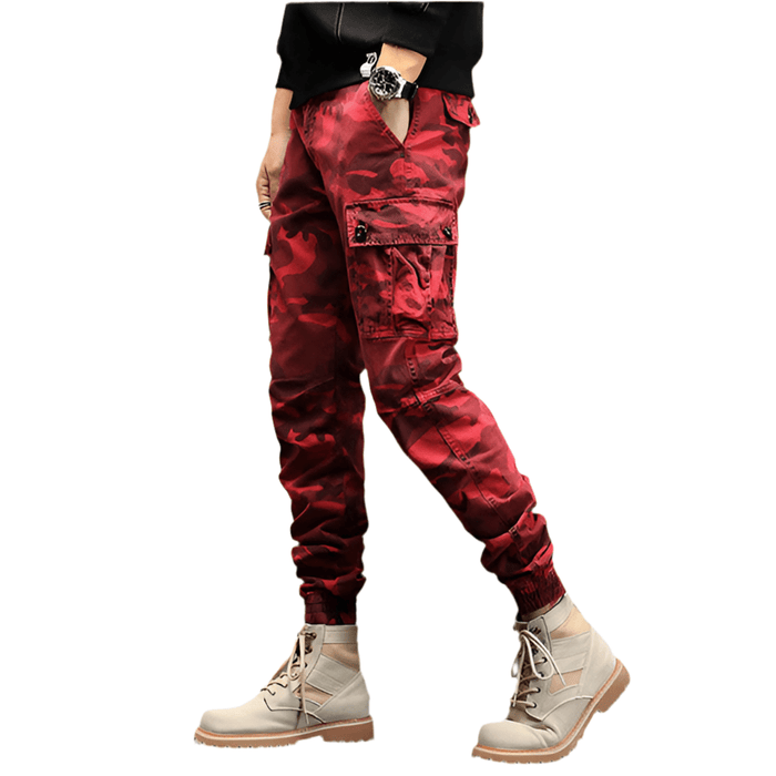 Pantalon Cargo Militaire Rouge - LE SOLDAT