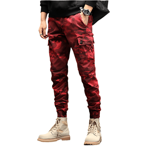 Pantalon Cargo Militaire Rouge - LE SOLDAT