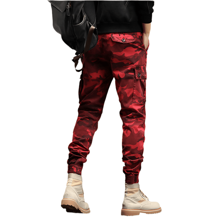 Pantalon Cargo Militaire Rouge - LE SOLDAT