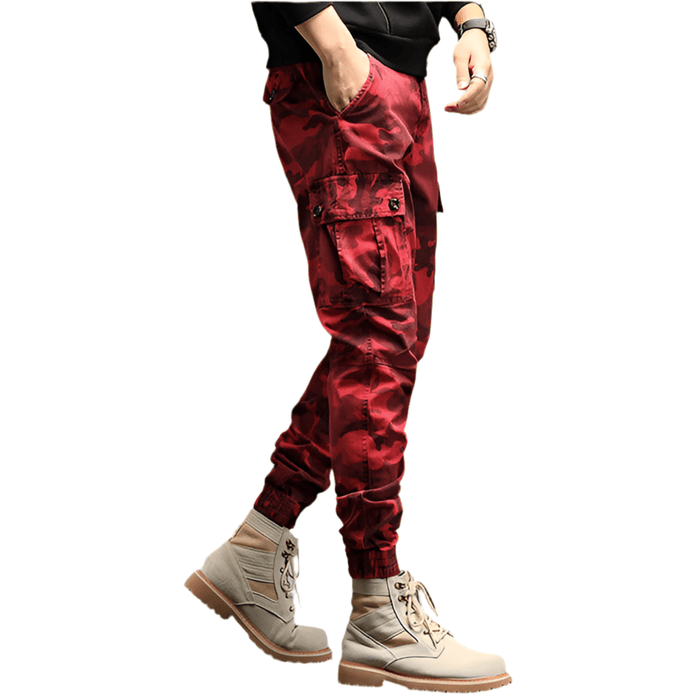 Pantalon Cargo Militaire Rouge - LE SOLDAT