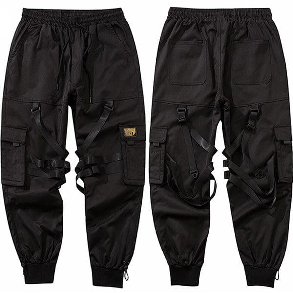 Pantalon Cargo Noir Style Harajuku - LE SOLDAT