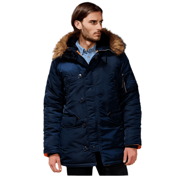 Parka Militaire Bleu Marine - LE SOLDAT