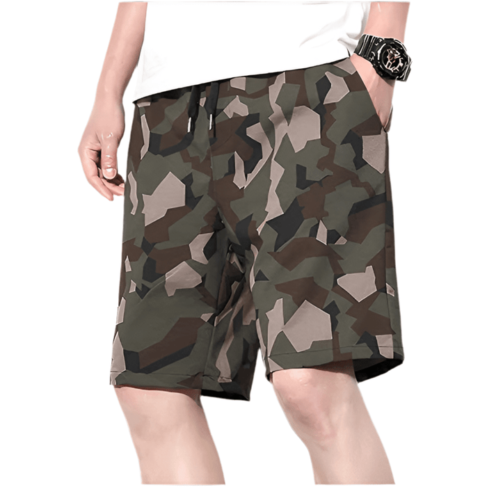 Short Camouflage Géométrique Homme - LE SOLDAT