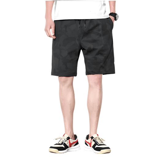 Short Camouflage Homme Noir - LE SOLDAT