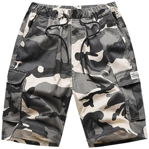 Short Camouflage Imprimé Treillis Homme - LE SOLDAT M