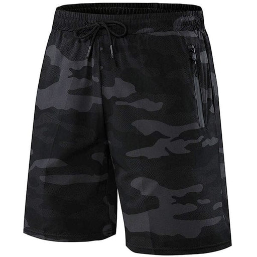 Short Camouflage Jogging Homme Noir - LE SOLDAT M