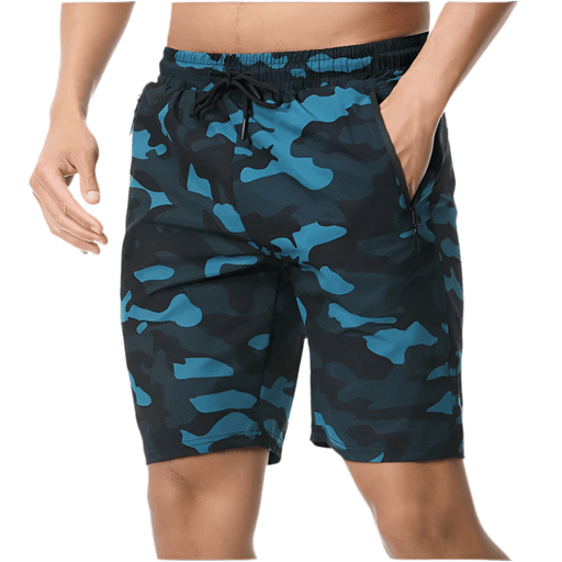 Short Camouflage Running Homme Bleu - LE SOLDAT