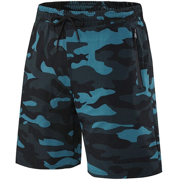 Short Camouflage Running Homme Bleu - LE SOLDAT S