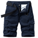 Short Cargo Bleu Marine - LE SOLDAT