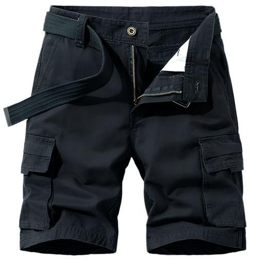 Short Cargo Style Noir Homme - LE SOLDAT