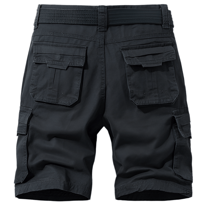 Short Cargo Style Noir Homme - LE SOLDAT