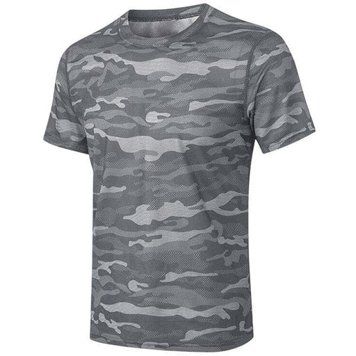 T-Shirt Militaire Camouflage Sport - LE SOLDAT Gris / S