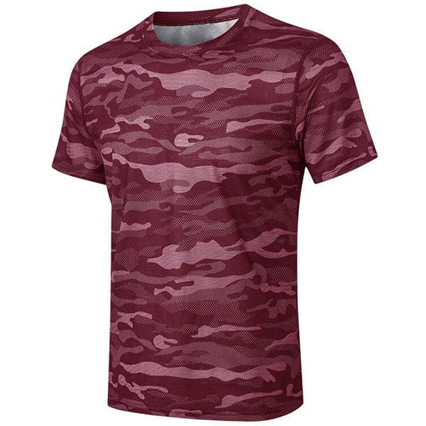 T-Shirt Militaire Camouflage Sport - LE SOLDAT Rouge / S