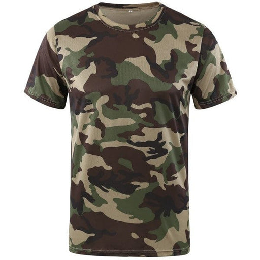 T-Shirt Militaire Camouflage Woodland - LE SOLDAT S