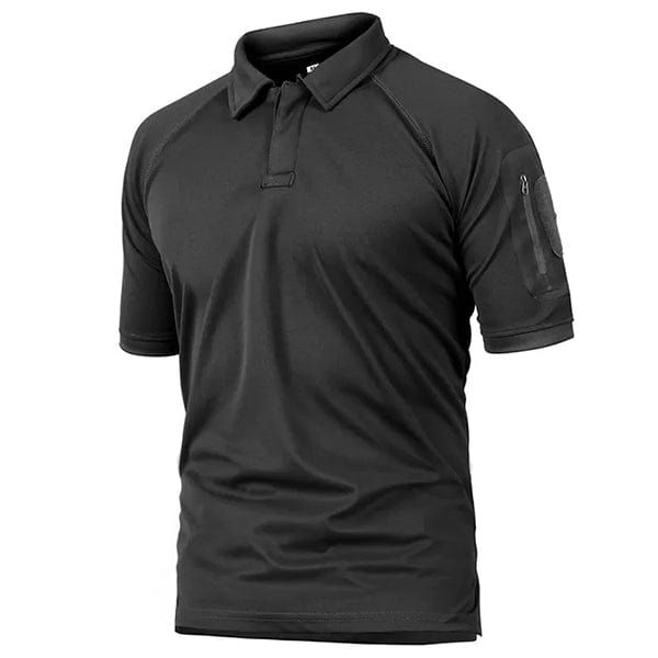 T-shirt Militaire Polo Noir - LE SOLDAT M