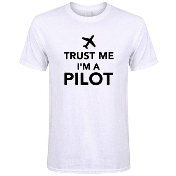 T-Shirt Militaire Trust Me Im A Pilot - LE SOLDAT Blanc / XS