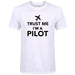 T-Shirt Militaire Trust Me Im A Pilot - LE SOLDAT Blanc / XS