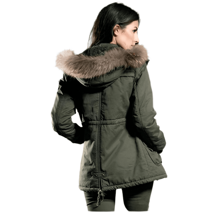 Veste Militaire Parka Vert Femme - LE SOLDAT