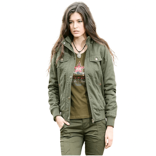 Veste Militaire Vert Kaki Femme - LE SOLDAT