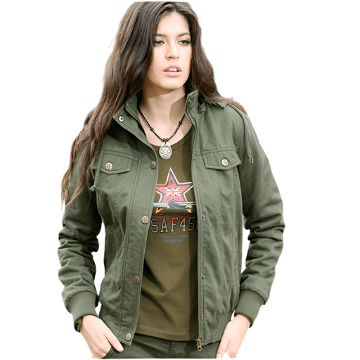 Veste Militaire Vert Kaki Femme - LE SOLDAT